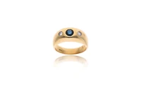 Anello con diamanti e zaffiro - Asta Preziosi Anello con diamanti e zaffiro - Asta Preziosi