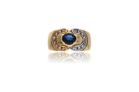 Anello con zaffiro e diamanti - Asta Preziosi Anello con zaffiro e diamanti - Asta Preziosi