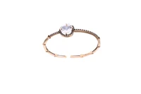 Bracciale con quarzo e diamanti - Asta Preziosi Bracciale con quarzo e diamanti - Asta Preziosi