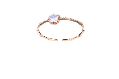 Bracciale con quarzo e diamanti - Asta Preziosi Bracciale con quarzo e diamanti - Asta Preziosi