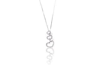 Collana e ciondolo con diamanti - Asta Preziosi Collana e ciondolo con diamanti - Asta Preziosi