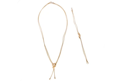 Demi-parure, collana e bracciale in oro - Asta Preziosi Demi-parure, collana e bracciale in oro - Asta Preziosi