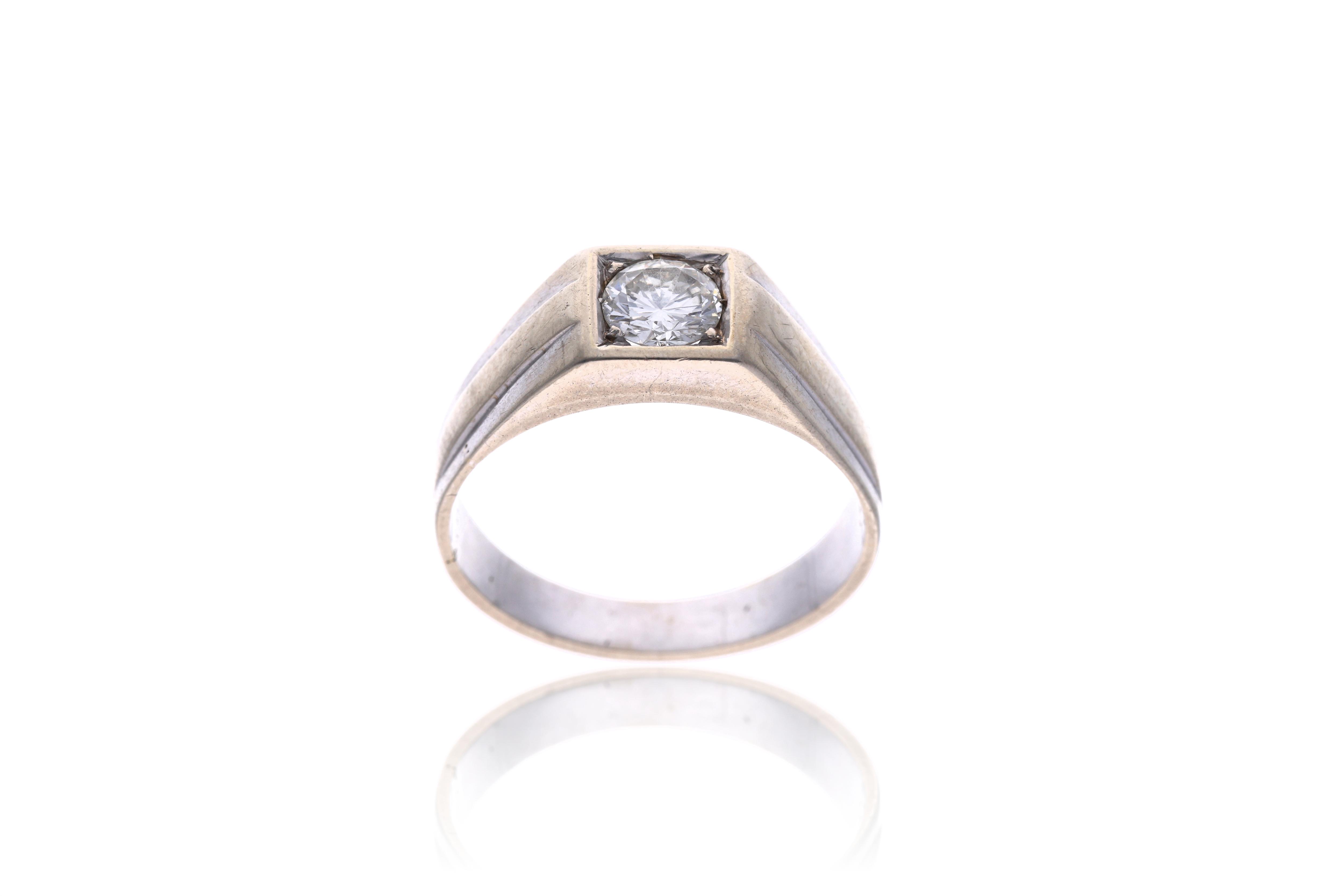 Anello con diamante - Asta Preziosi