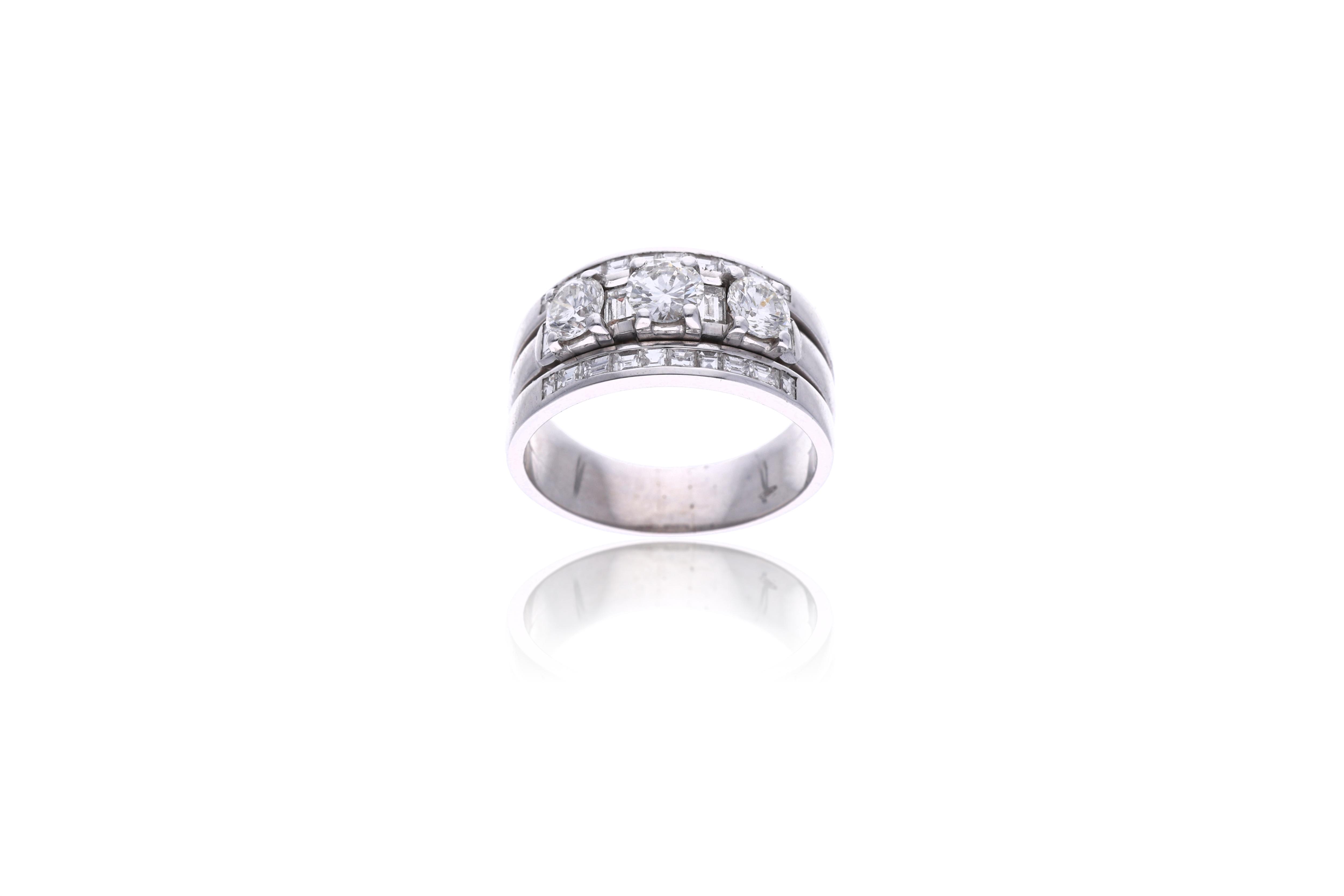 Anello con diamanti - Asta Preziosi