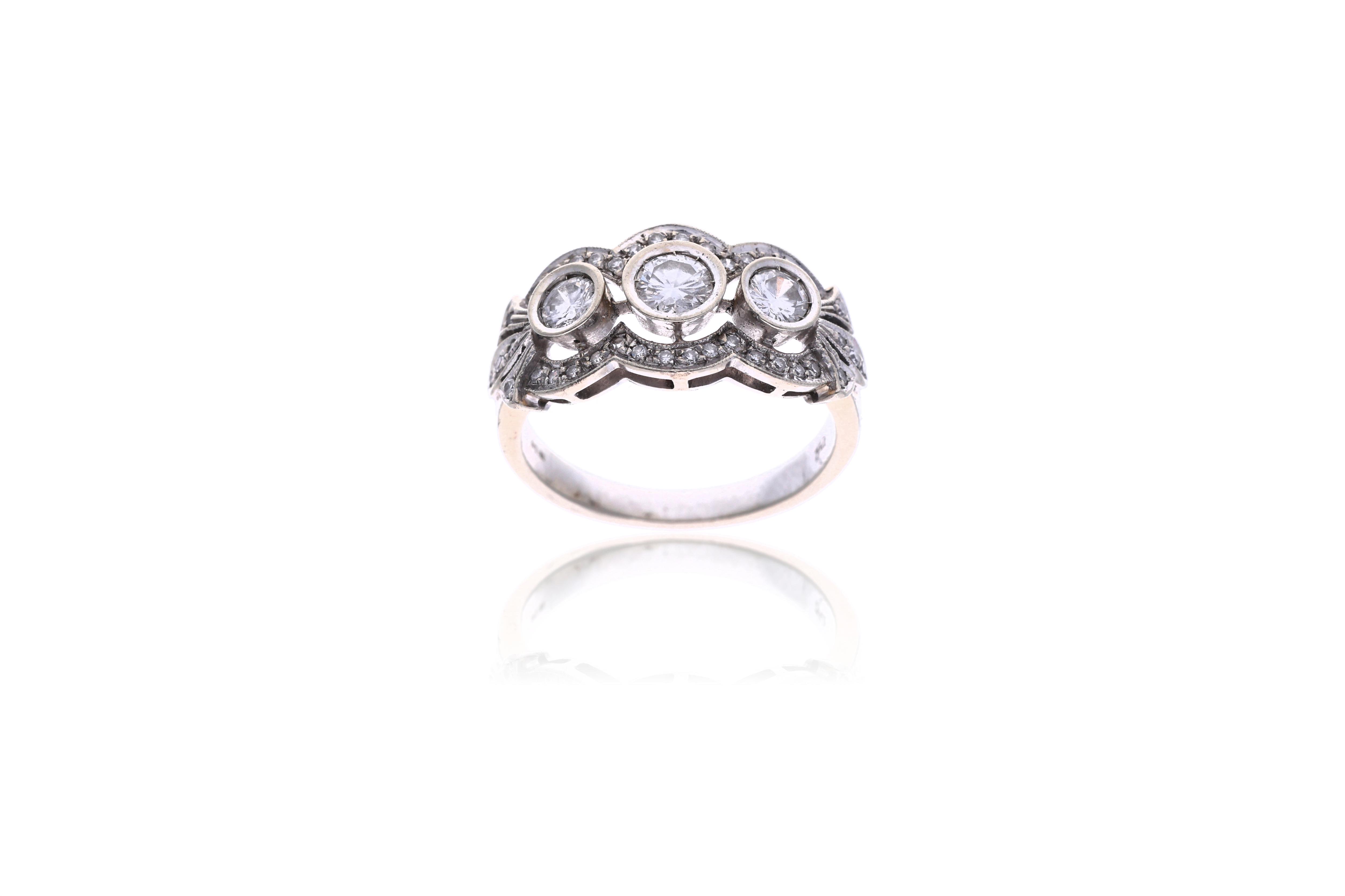 Anello con diamanti - Asta Preziosi