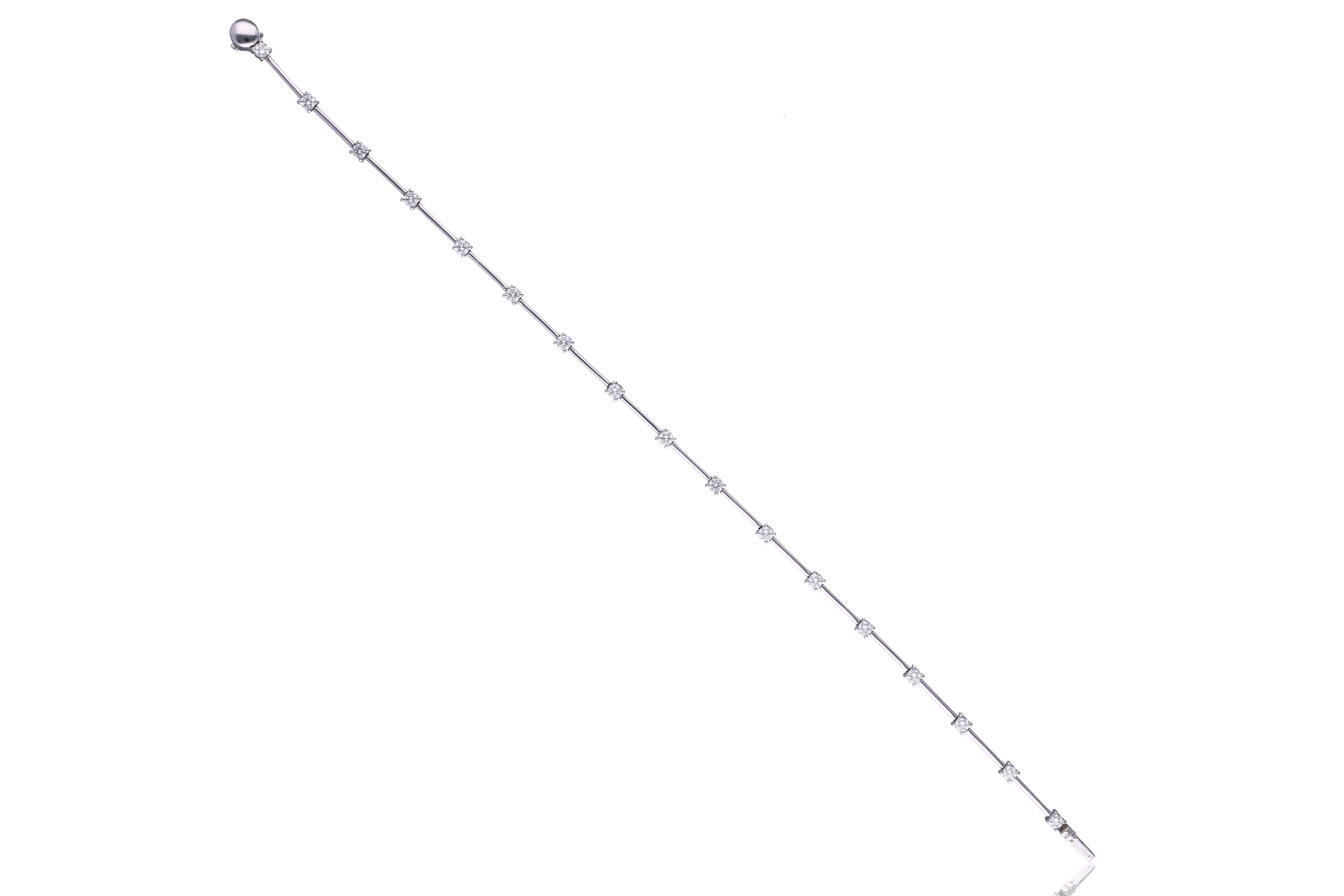 Bracciale con diamanti - Asta Preziosi