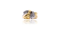 Anello a forma di fiocco con diamanti - Asta Preziosi Anello a forma di fiocco con diamanti - Asta Preziosi
