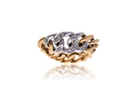 Anello a groumette con diamanti - Asta Preziosi Anello a groumette con diamanti - Asta Preziosi