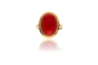 Anello con corallo - Asta Preziosi Anello con corallo - Asta Preziosi