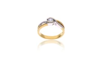 Anello con diamante - Asta Preziosi