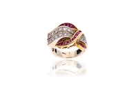 Anello con diamanti e rubini - Asta Preziosi Anello con diamanti e rubini - Asta Preziosi