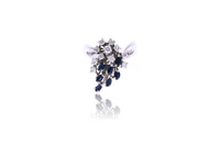 Anello con diamanti e zaffiri - Asta Preziosi Anello con diamanti e zaffiri - Asta Preziosi