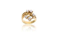 Anello con diamanti trattati - Asta Preziosi Anello con diamanti trattati - Asta Preziosi