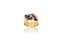 Anello con rubini e diamanti - Asta Preziosi Anello con rubini e diamanti - Asta Preziosi