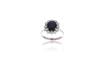 Anello con zaffiro e diamanti - Asta Preziosi Anello con zaffiro e diamanti - Asta Preziosi