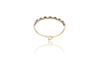 Bracciale semirigido con diamanti e zaffiri - Asta Preziosi Bracciale semirigido con diamanti e zaffiri - Asta Preziosi
