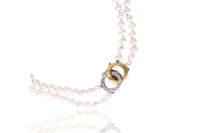 Collana formata da 2 fili di perle - Asta Preziosi Collana formata da 2 fili di perle - Asta Preziosi