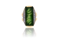 Silvia Kelly, anello con diamanti e pietra - Asta Preziosi Silvia Kelly, anello con diamanti e pietra - Asta Preziosi