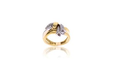 Anello a forma di fiocco con diamanti - Asta Preziosi Anello a forma di fiocco con diamanti - Asta Preziosi