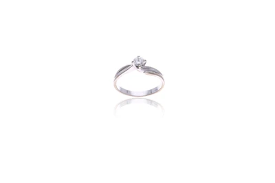 Anello con diamante - Asta Preziosi