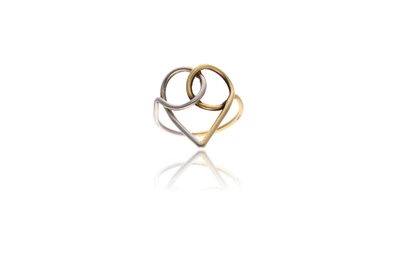 Anello in oro bicolore - Asta Preziosi