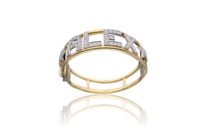 Bracciale rigido con diamanti - Asta Preziosi Bracciale rigido con diamanti - Asta Preziosi