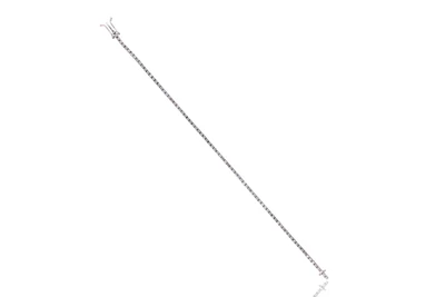 Bracciale tennis con diamanti - Asta Preziosi Bracciale tennis con diamanti - Asta Preziosi