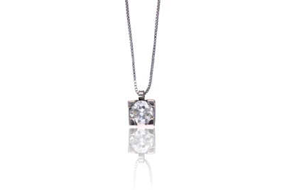 Collana, ciondolo con diamante - Asta Preziosi Collana, ciondolo con diamante - Asta Preziosi