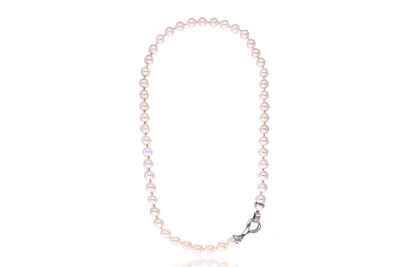 Collana perle coltivate e diamanti - Asta Preziosi Collana perle coltivate e diamanti - Asta Preziosi