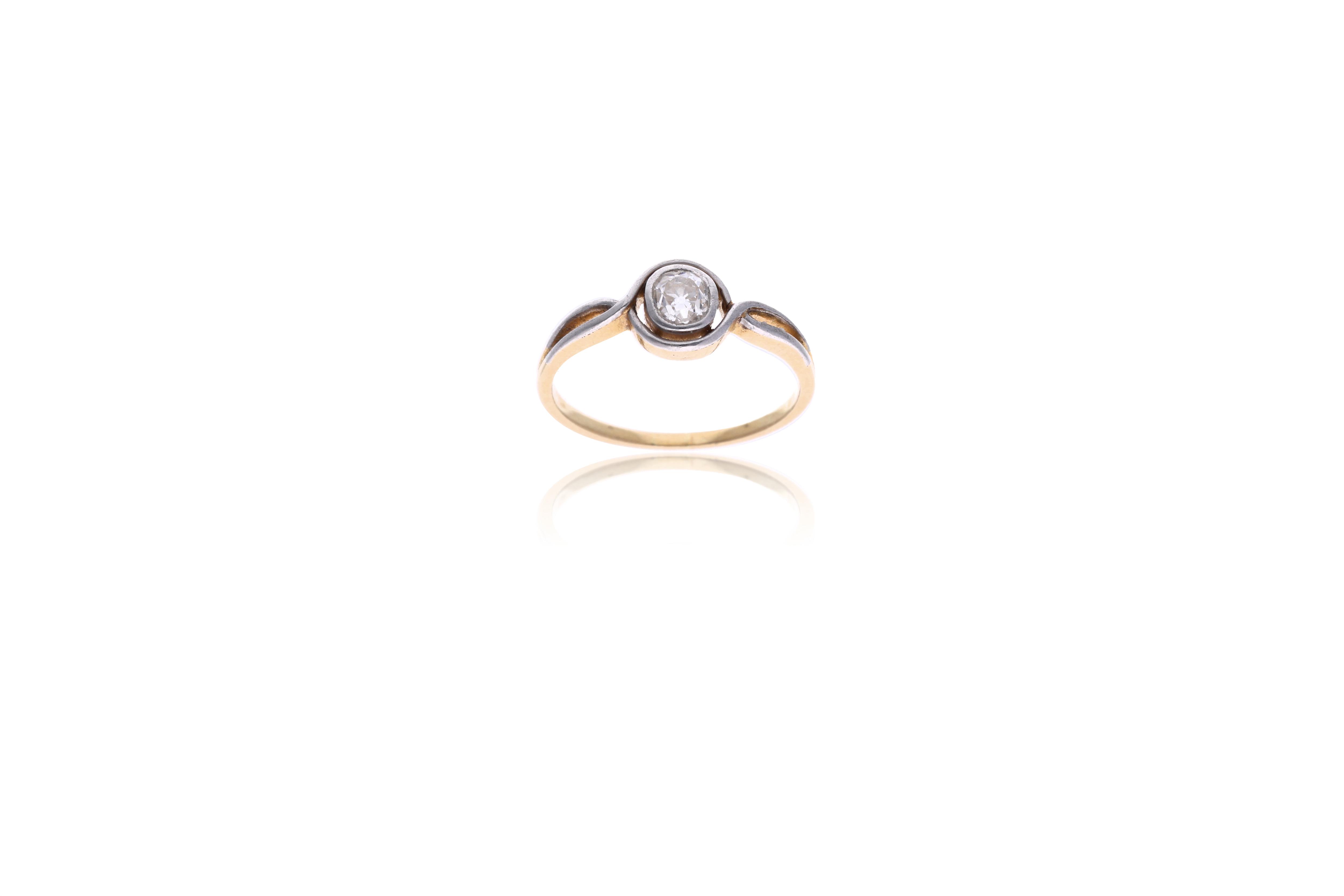 Anello con diamante - Asta Preziosi