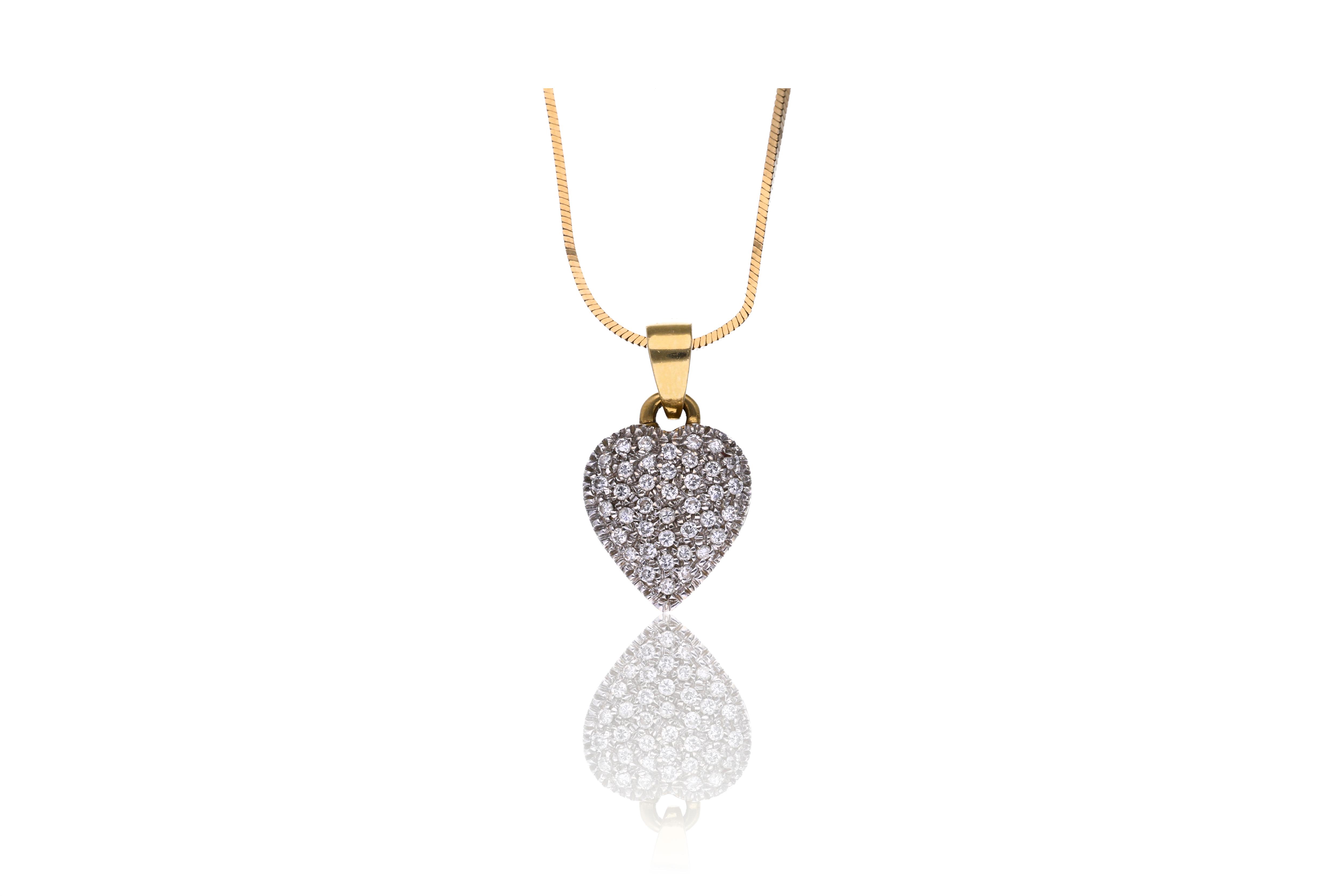 Collana, ciondolo con diamanti - Asta Preziosi