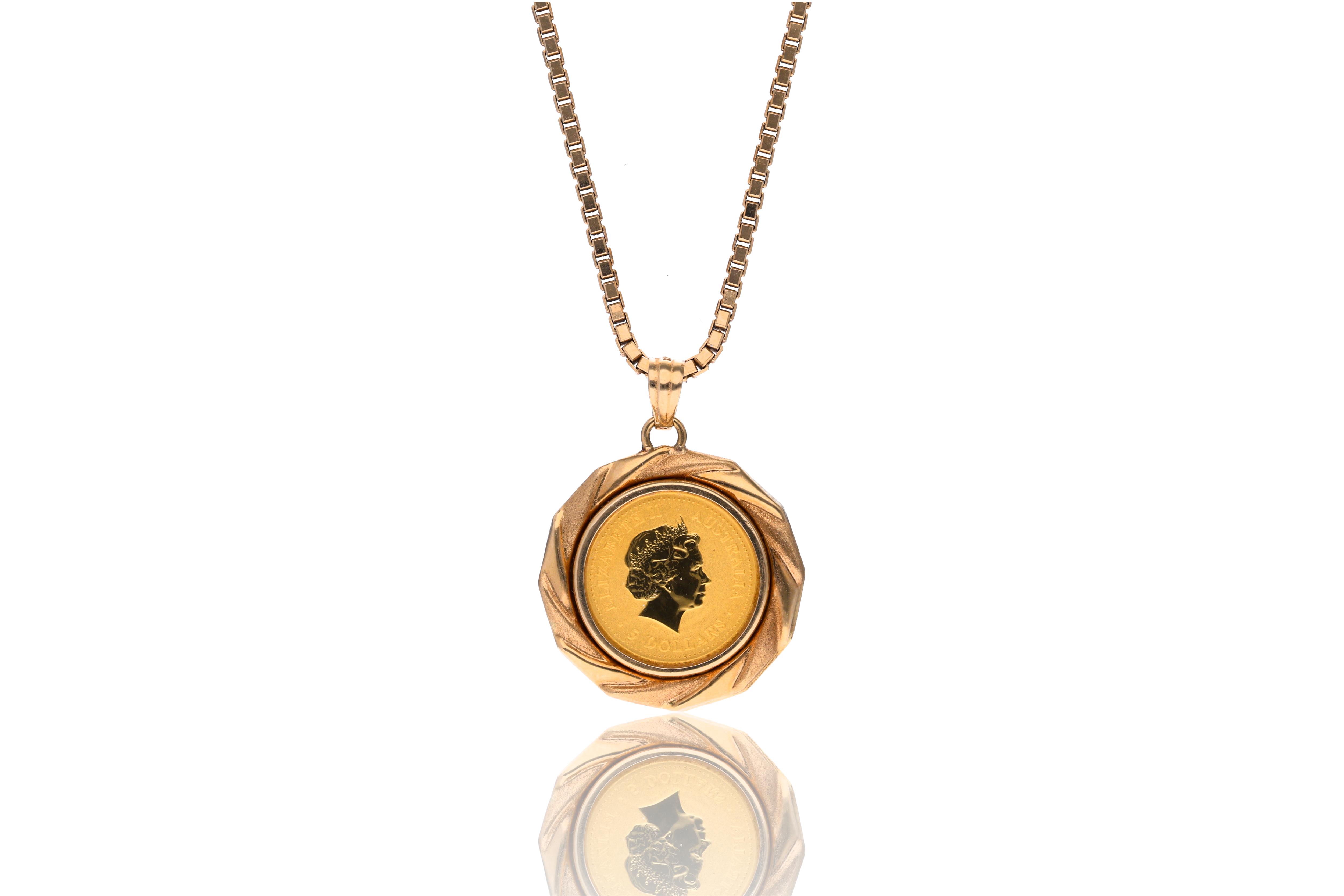 Collana con moneta - Asta Preziosi