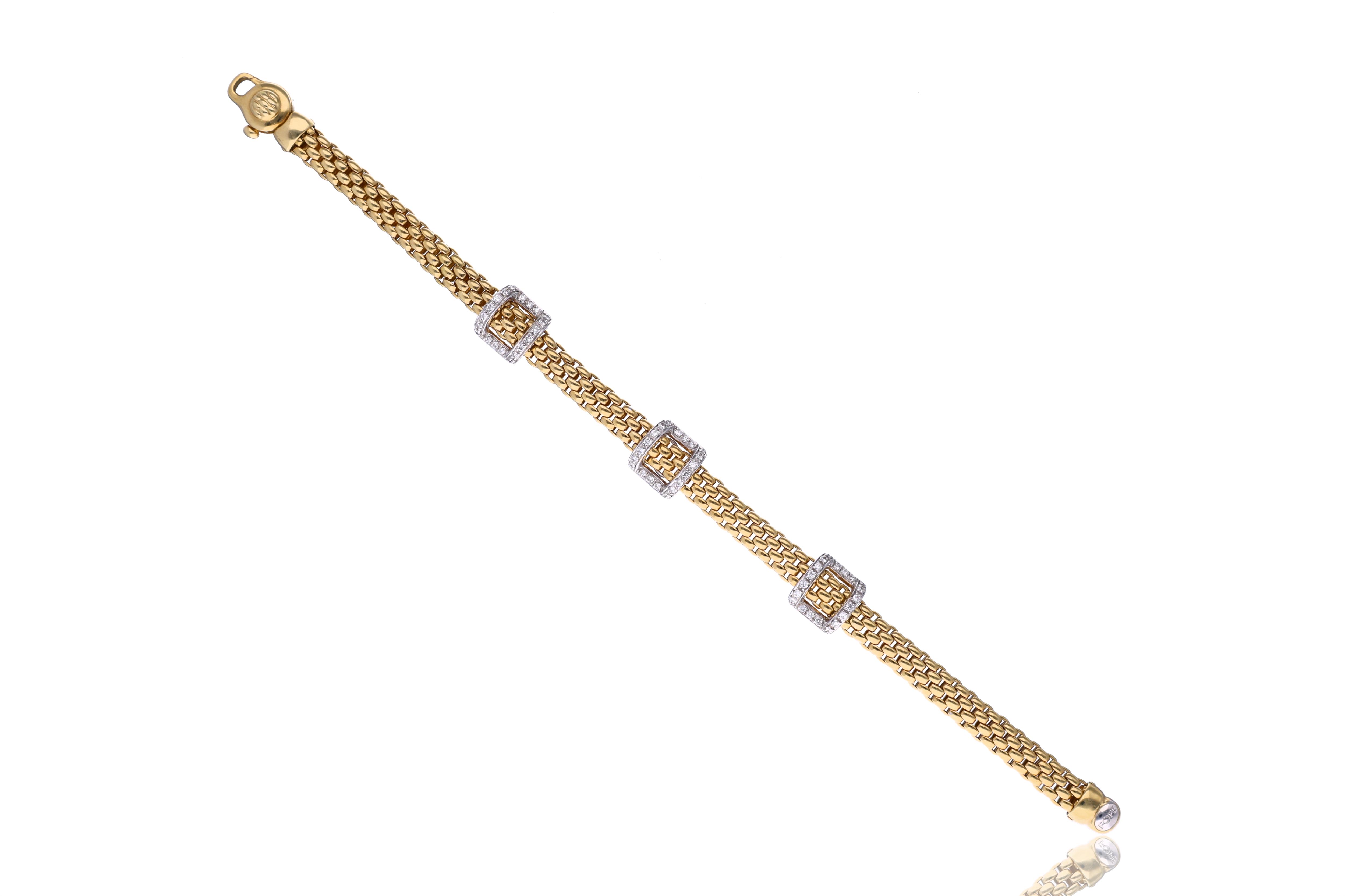Fope bracciale con diamanti - Asta Preziosi