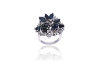 Anello con zaffiri e diamanti - Asta Preziosi Anello con zaffiri e diamanti - Asta Preziosi