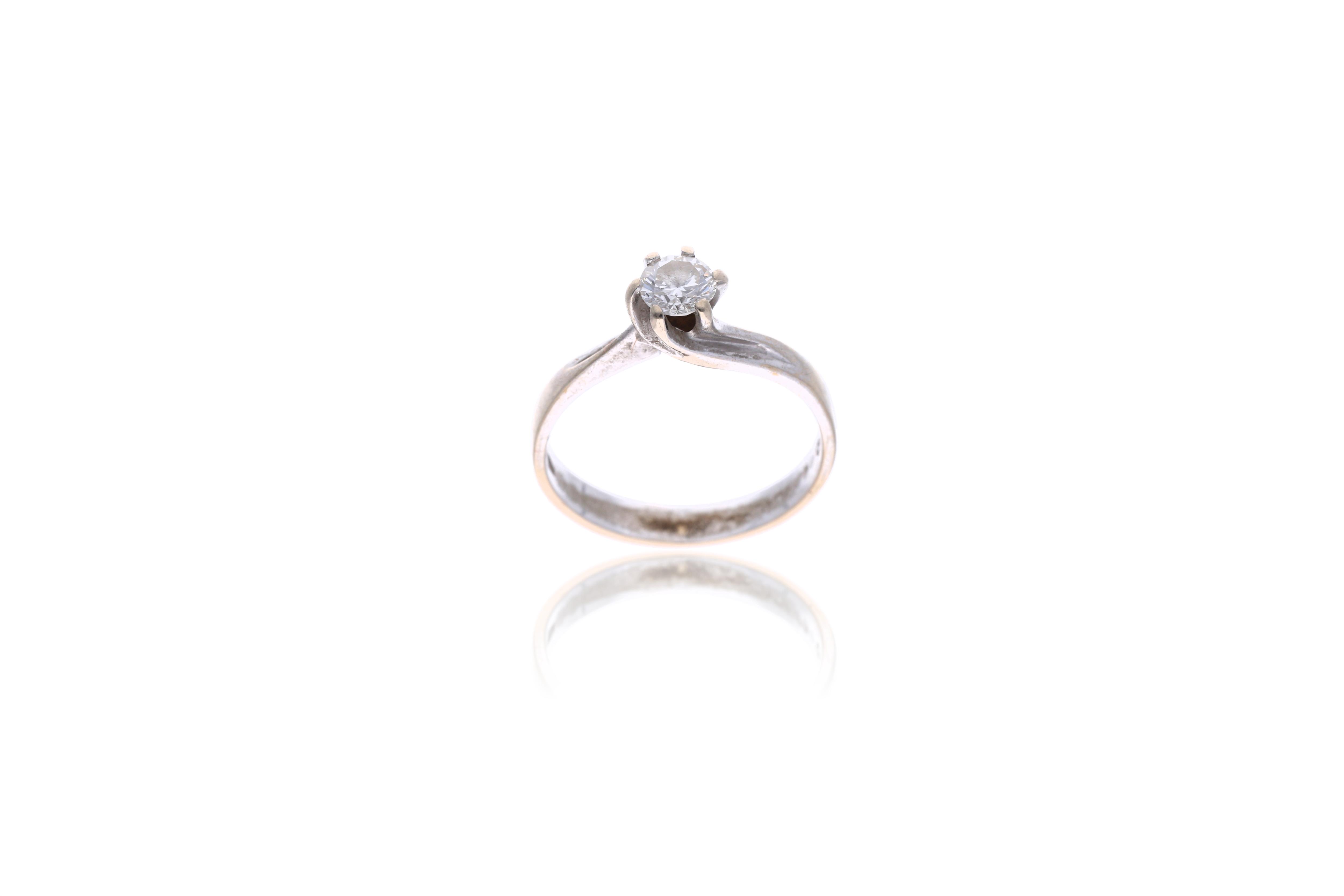 Anello con diamante - Asta Preziosi