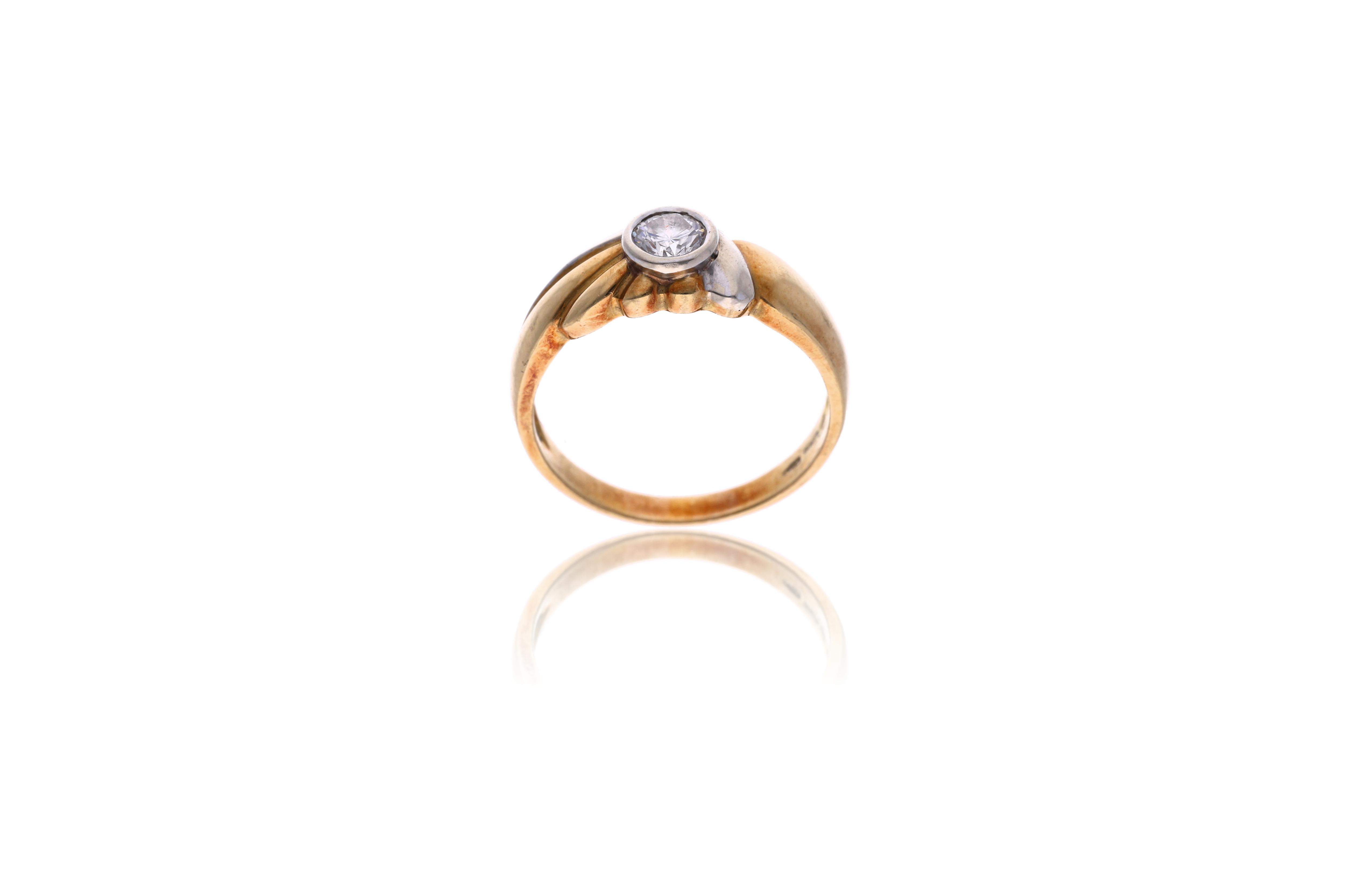 Anello con diamante - Asta Preziosi