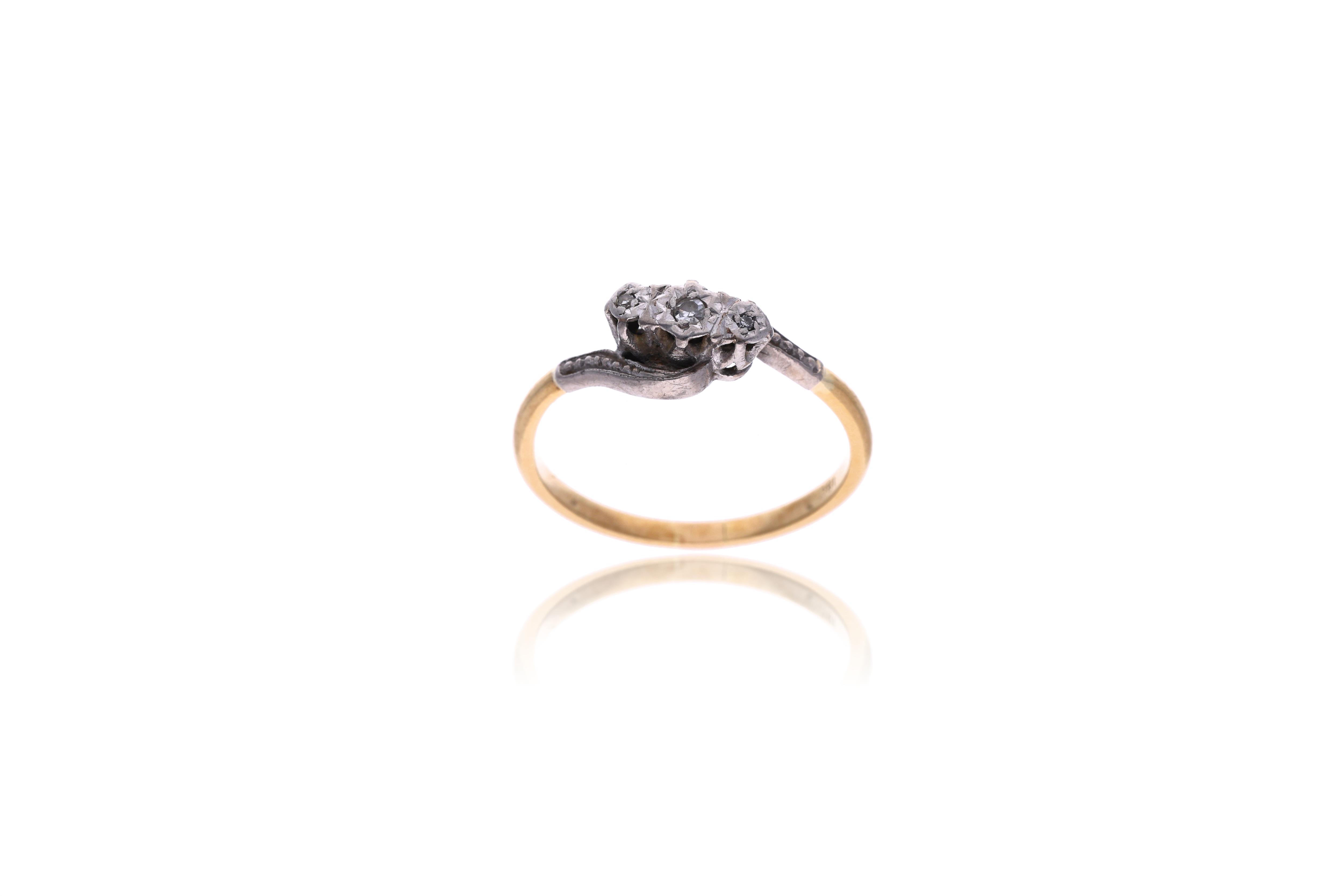 Anello con diamanti - Asta Preziosi