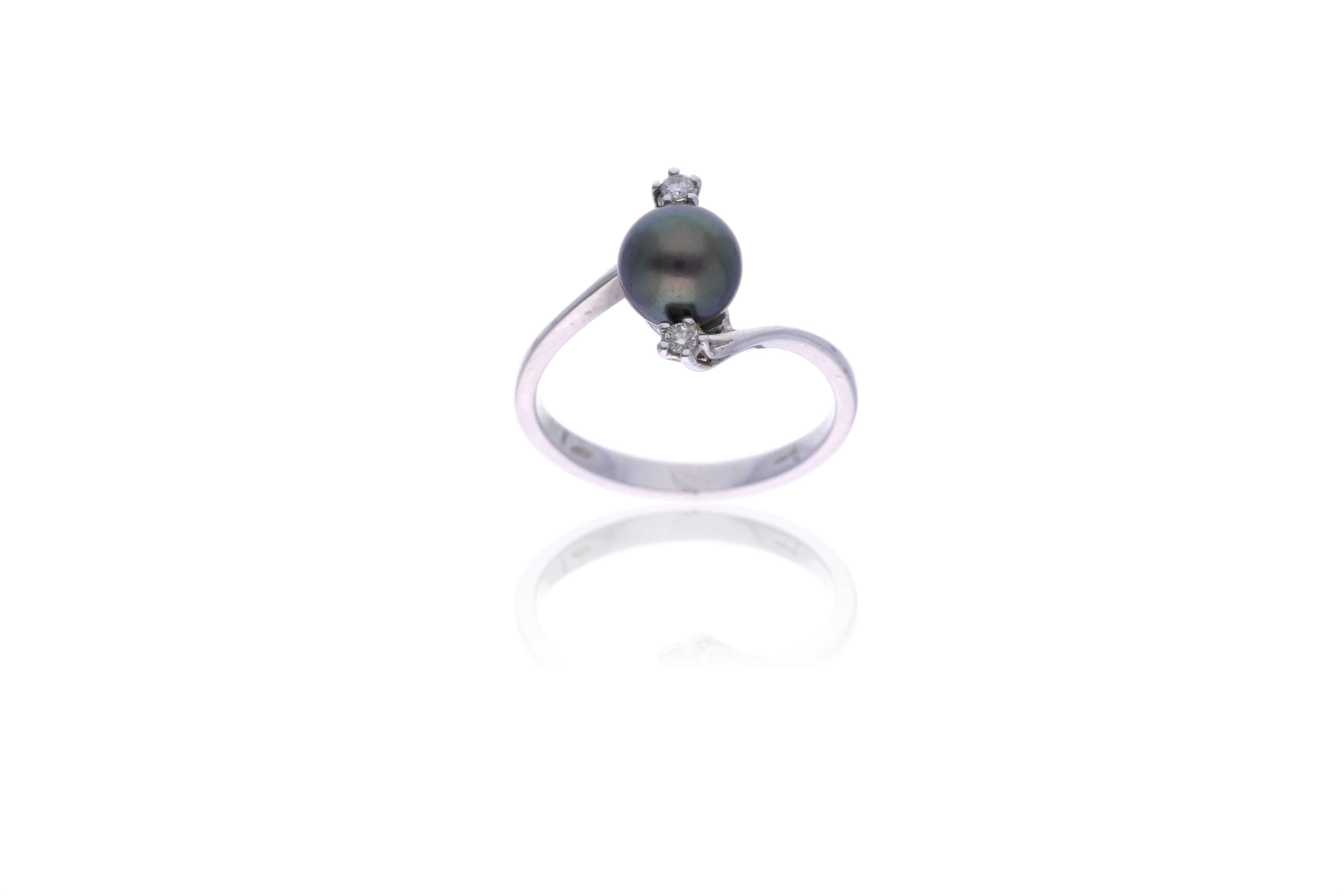 Anello con perla Tahiti - Asta Preziosi