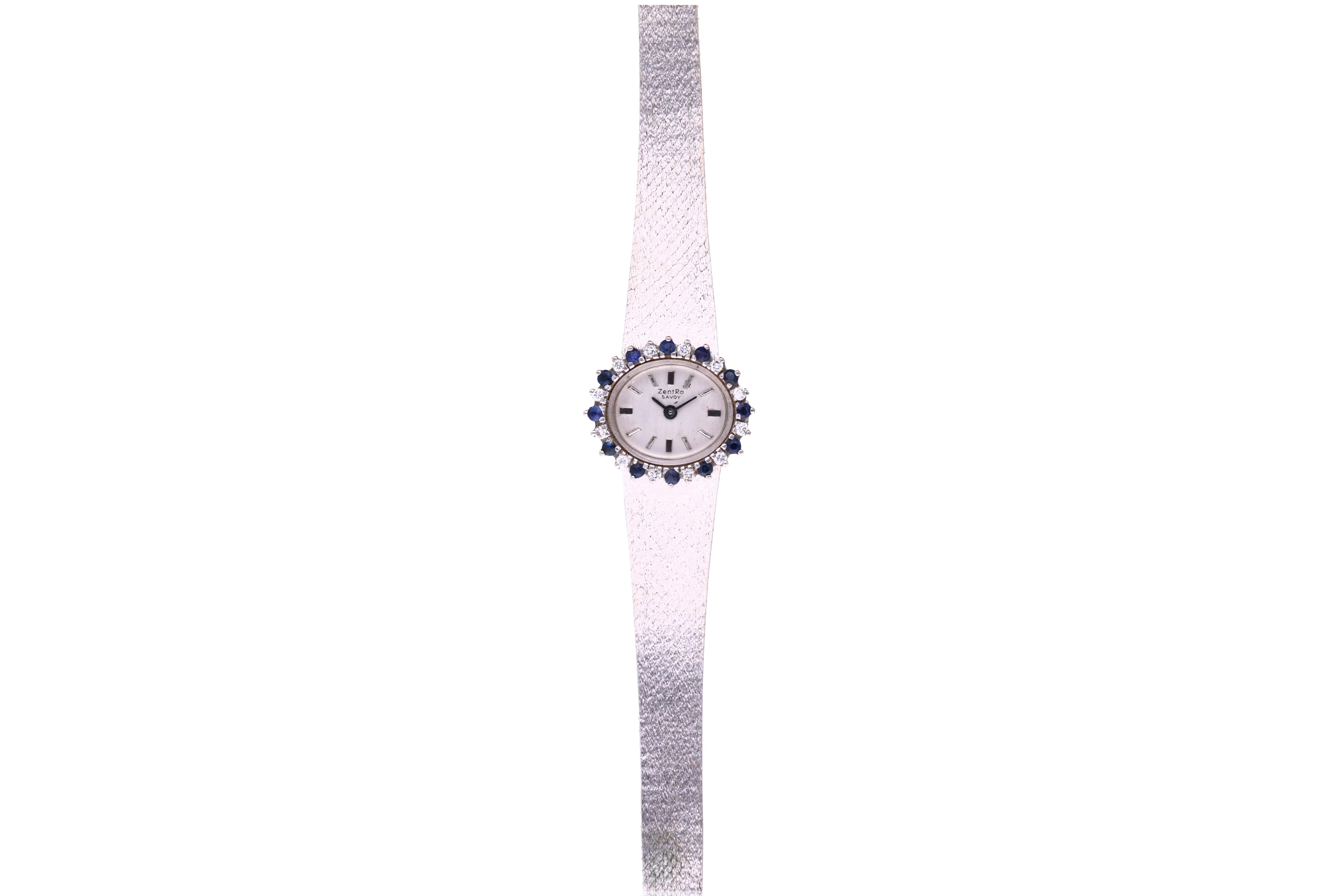 Orologio con diamanti e zaffiri - Asta Preziosi