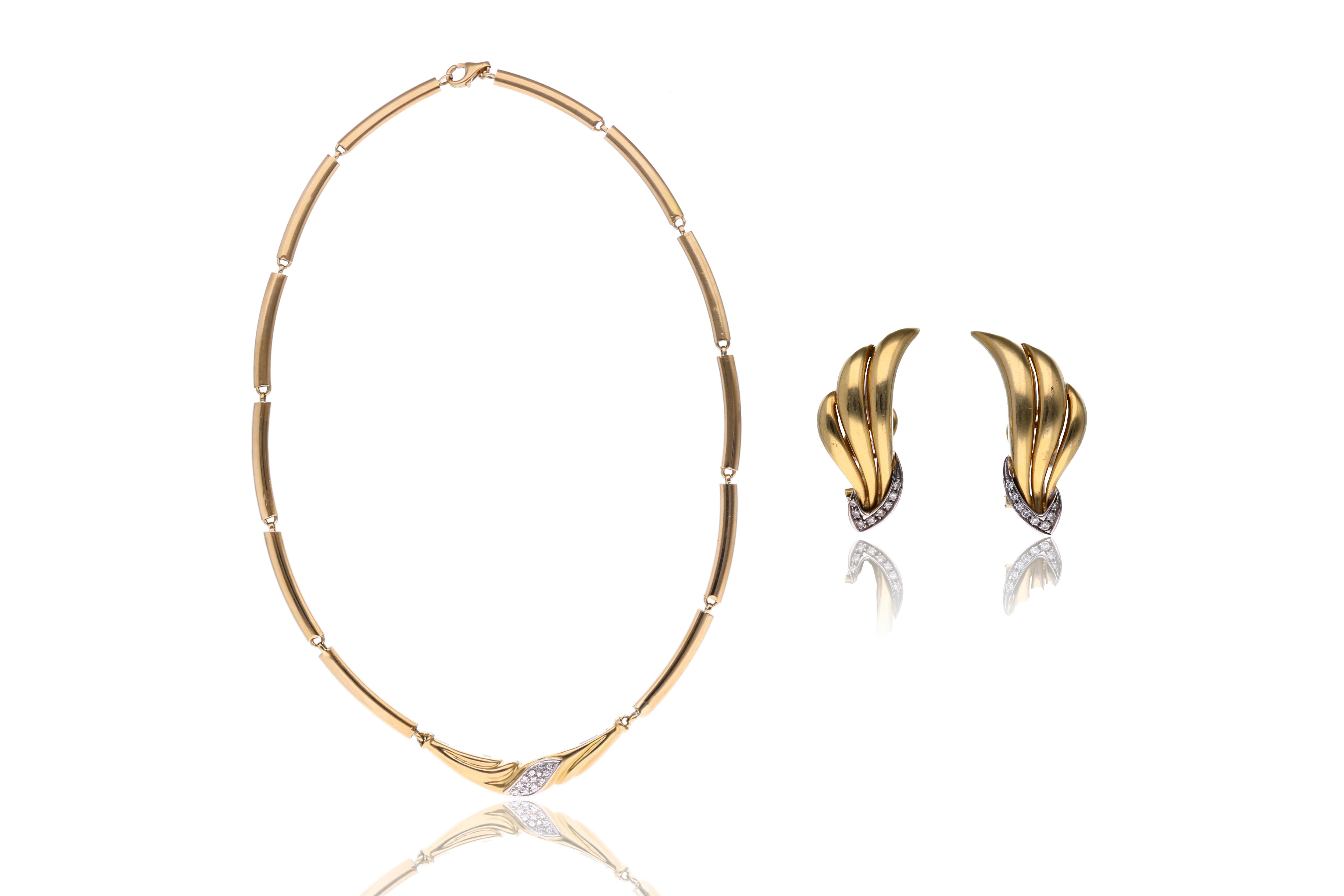 Parure con diamanti - Asta Preziosi