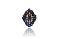 Anello con zaffiri e diamanti - Asta Preziosi Anello con zaffiri e diamanti - Asta Preziosi