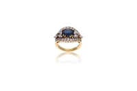 Anello con zaffiro e diamanti - Asta Preziosi Anello con zaffiro e diamanti - Asta Preziosi