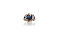 Anello con zaffiro e diamanti - Asta Preziosi Anello con zaffiro e diamanti - Asta Preziosi