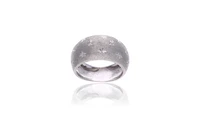 Anello in oro bianco satinato - Asta Preziosi
