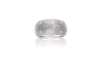 Anello in oro bianco satinato - Asta Preziosi