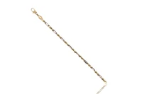 Bracciale in oro bicolore - Asta Preziosi