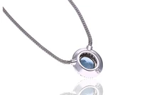 Collana con acquamarina e diamanti - Asta Preziosi Collana con acquamarina e diamanti - Asta Preziosi