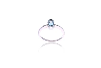 Anello con acquamarina - Asta Preziosi Anello con acquamarina - Asta Preziosi