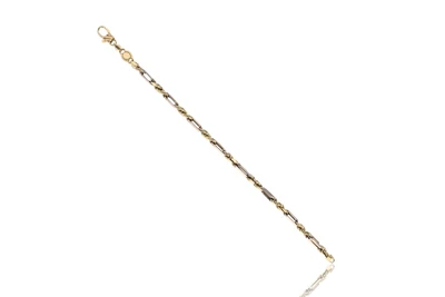 Bracciale in oro bicolore - Asta Preziosi