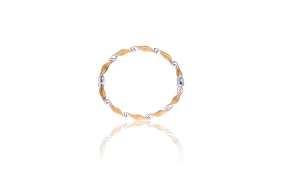 Bracciale in oro bicolore - Asta Preziosi